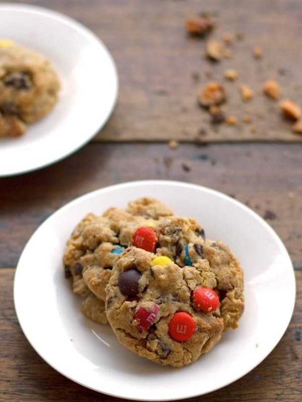 A picture of Butterfinger Monster Cookies