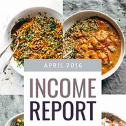 Traffic and Income Report April 2016 | pinchofyum.com