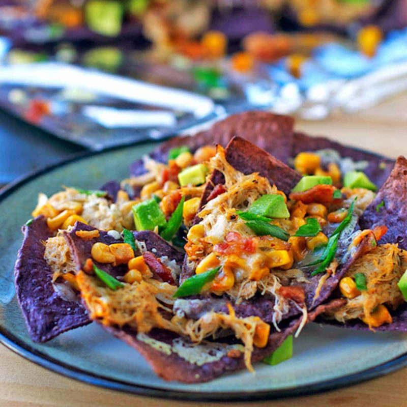 A picture of Crab & Avocado Nachos